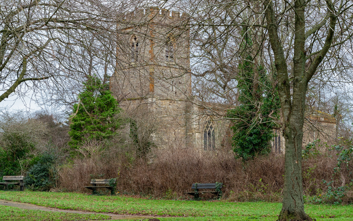 St. Lawrence Church at Broughton Brook park.