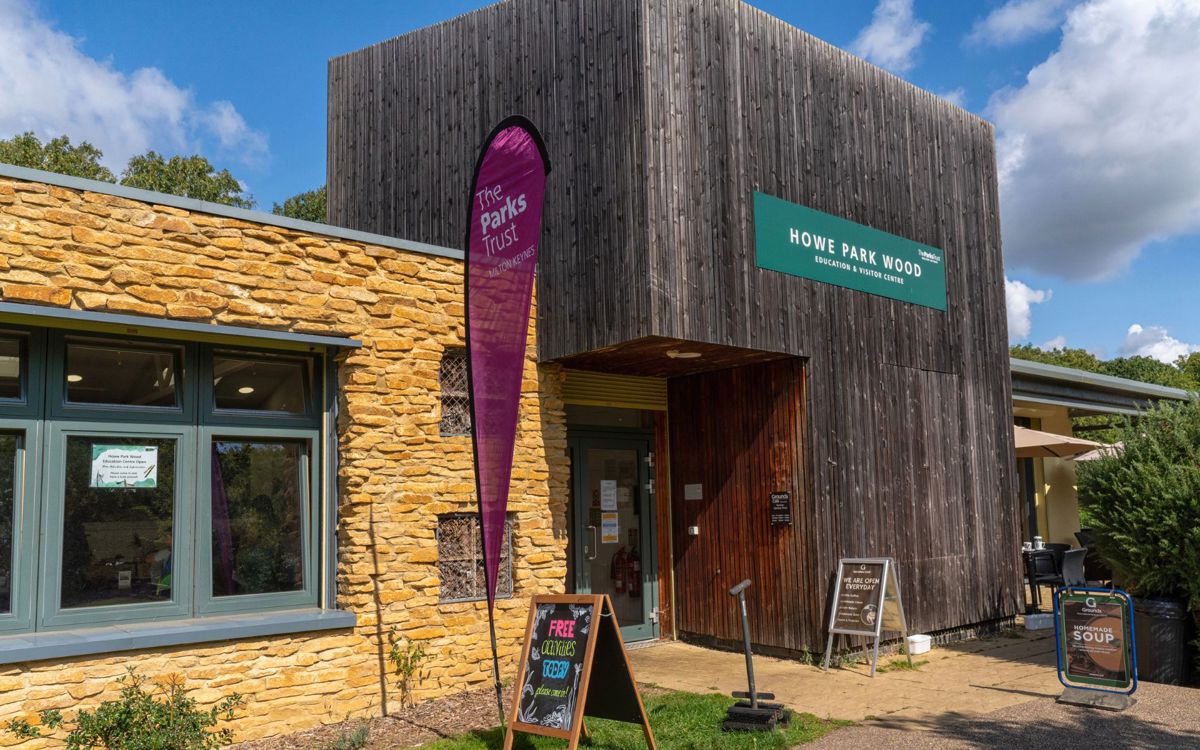 Outside of Howe Park Wood Education Centre and Cafe