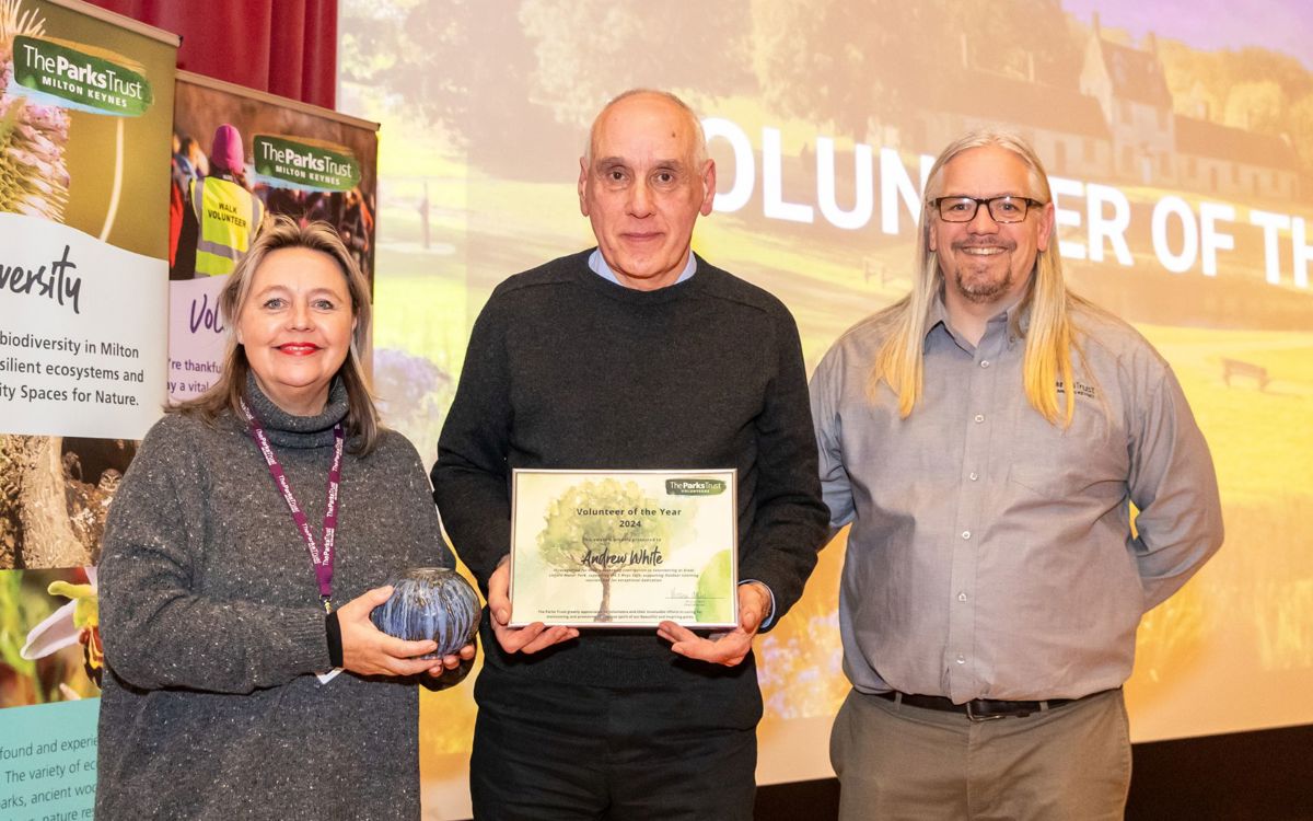 Parks Trust volunteer of the year joined by Chief Executive and Recreation and Volunteer Engagement Coordinator