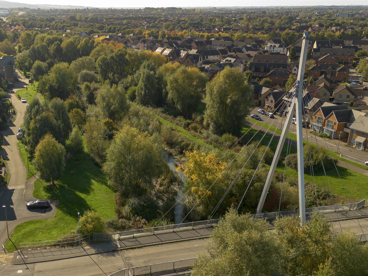 Bridge crossing Broughton Brook