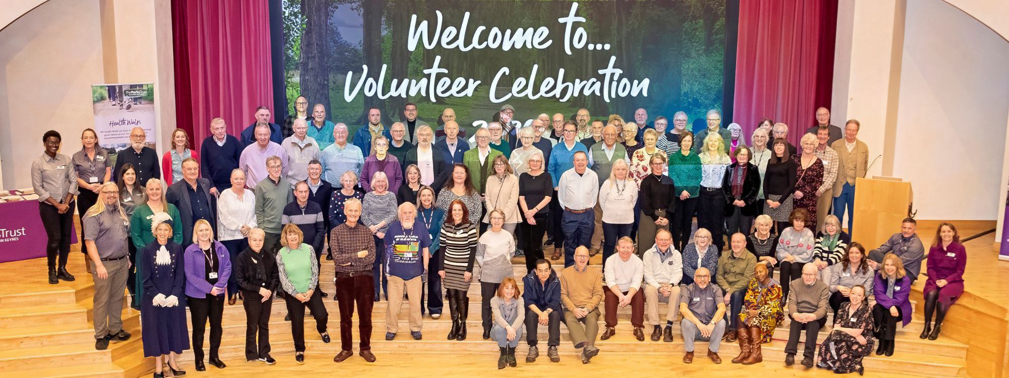Group photo of Parks Trust staff and volunteers