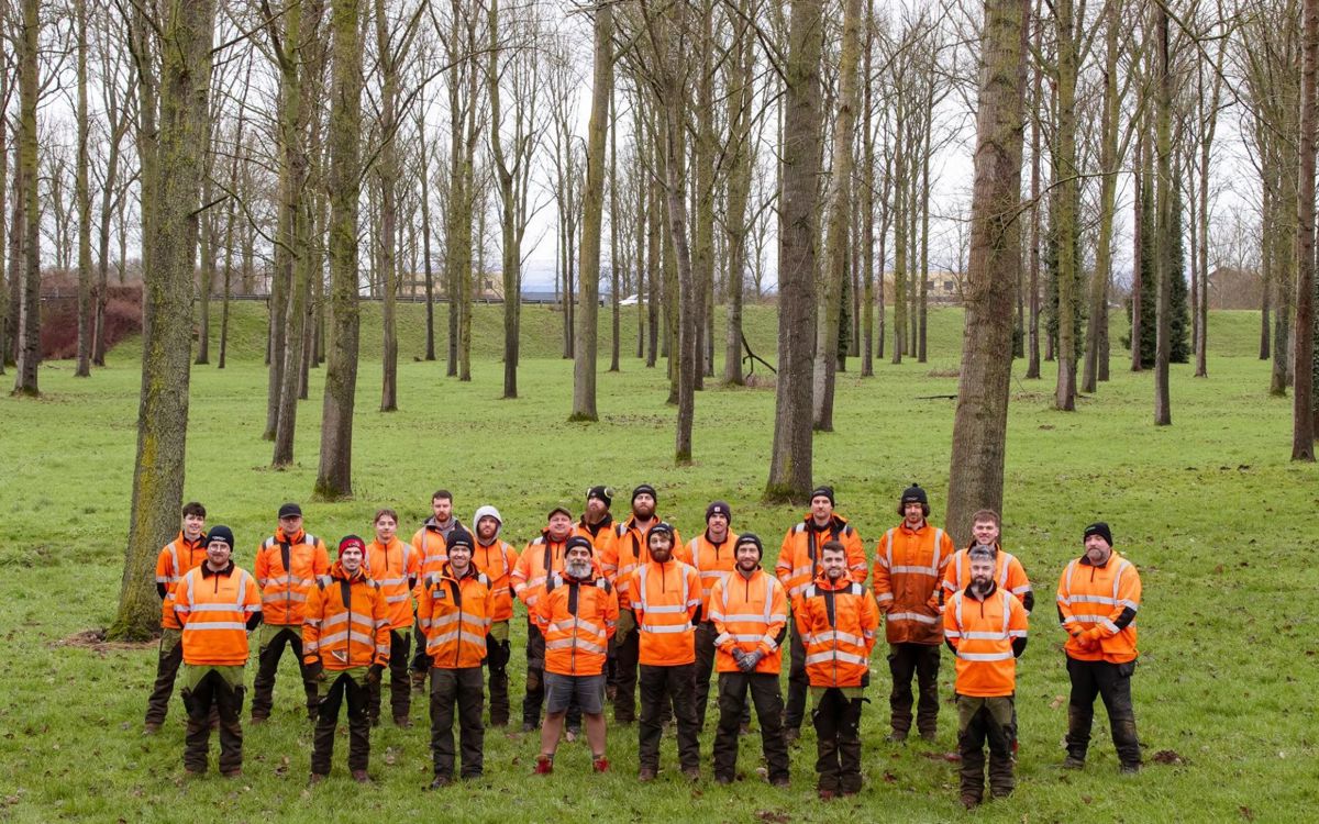 Direct Works team in park