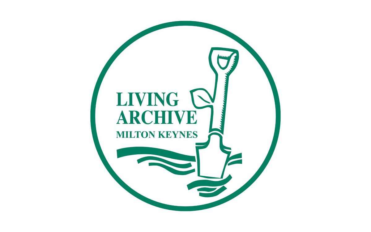 Green Living Archive Logo with spade