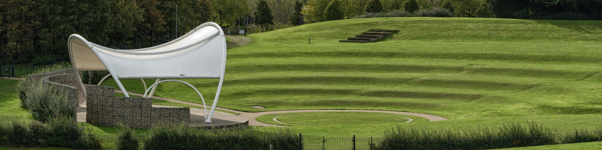 Stage area in Campbell Park