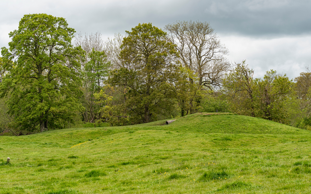 Photo of the water storage reservoir built in 1930s on site
